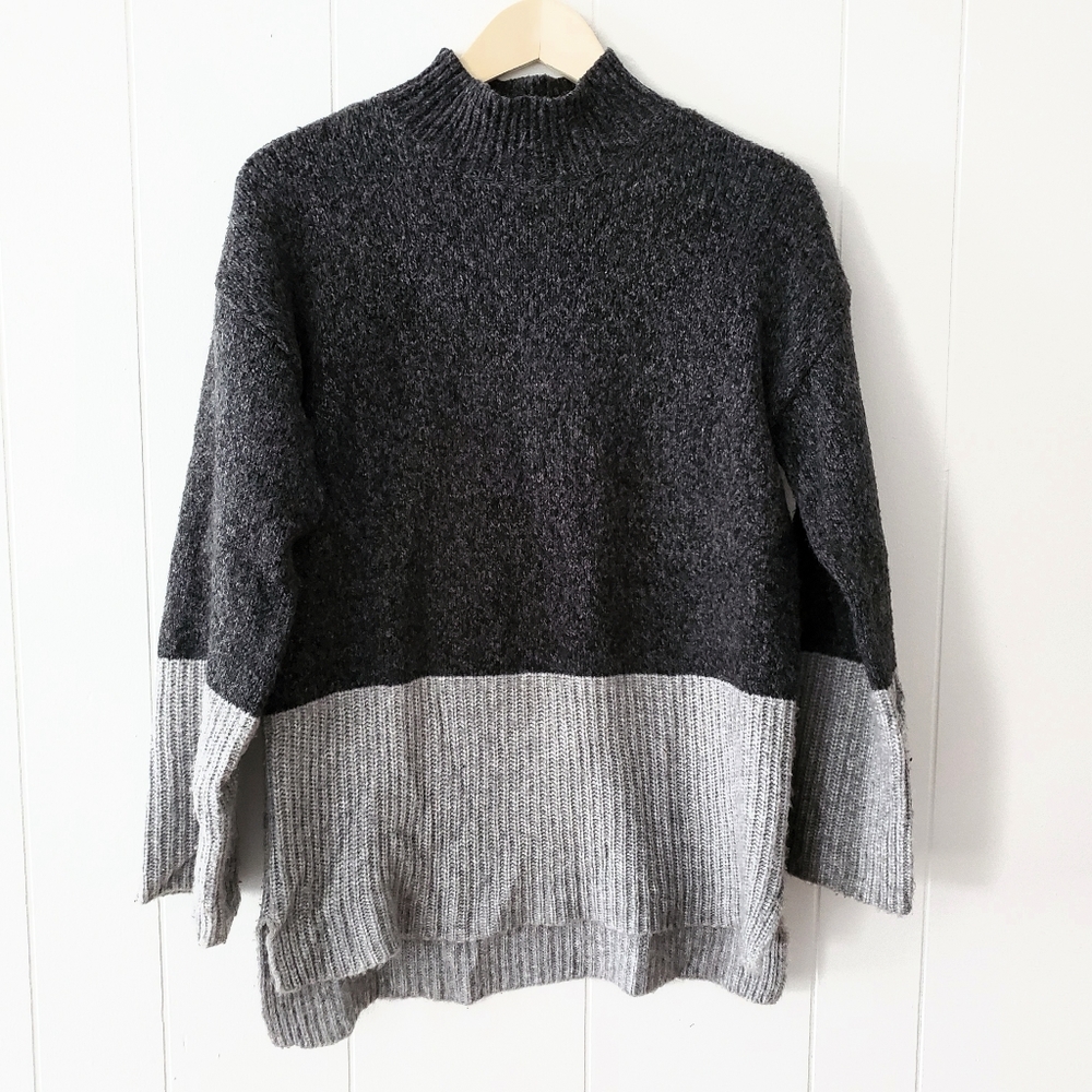 MK color block sweater
